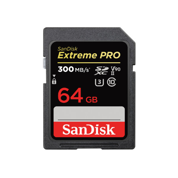 Sandisk Extreme Pro SDXC UHS-II 64GB 300MB/s V90 Sandisk Extreme Pro SDXC UHS-II 64GB 300MB/s V90